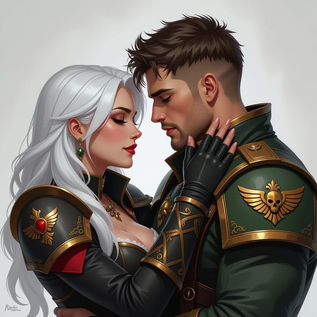 Warhammer 40k: Adeptus Sororitas Comforts Soldier