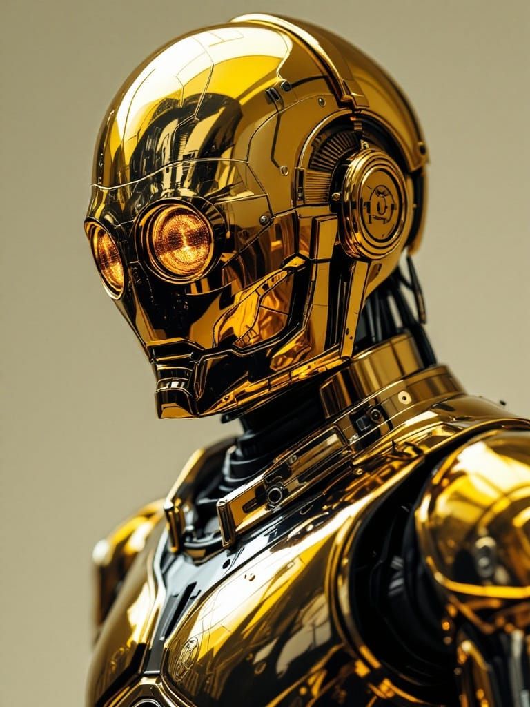 Cybernetic Abomination ROBO-3PO: Dystopian Nightmare of Effi...