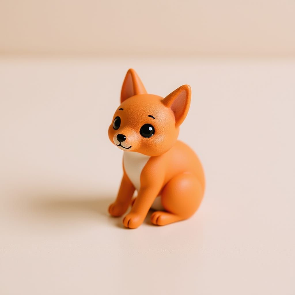 Adorable Miniature Whimsical Foxtrot Tilt-Shift