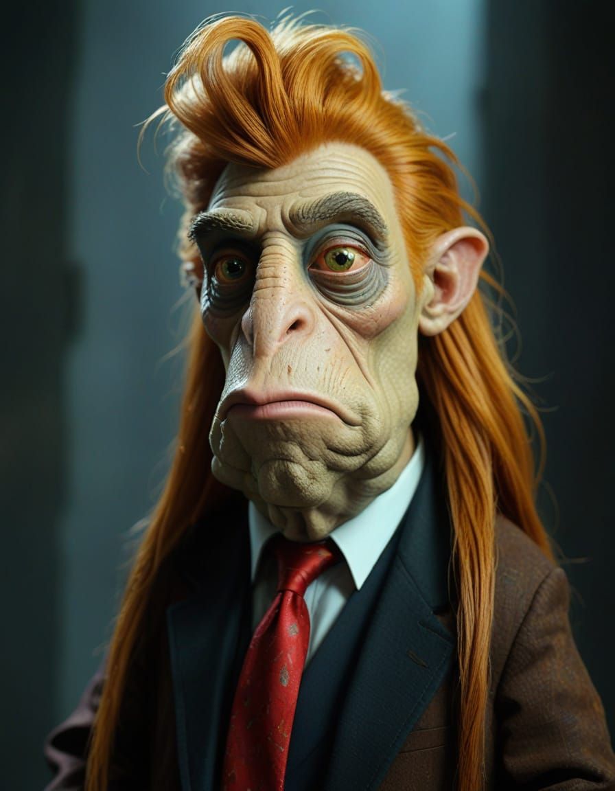 Jar Jar Binks as Trump: A Hyperrealistic Troll King