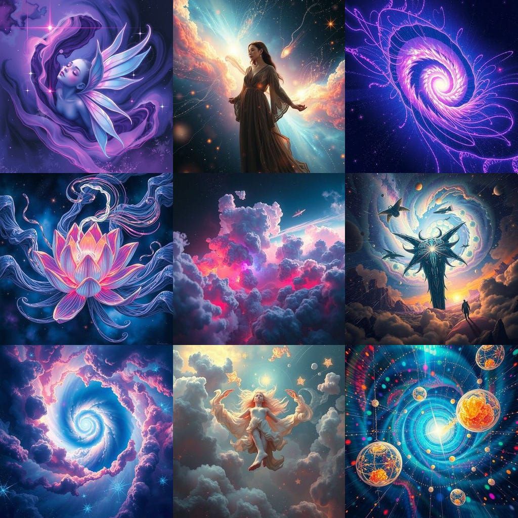 Surreal Cosmic Artwork Unveils Celestial Wonders