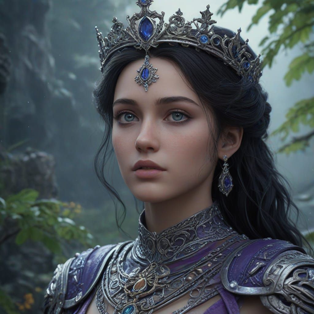 Aphrodite in Dystopian Ruins, a Fantastical Portrait