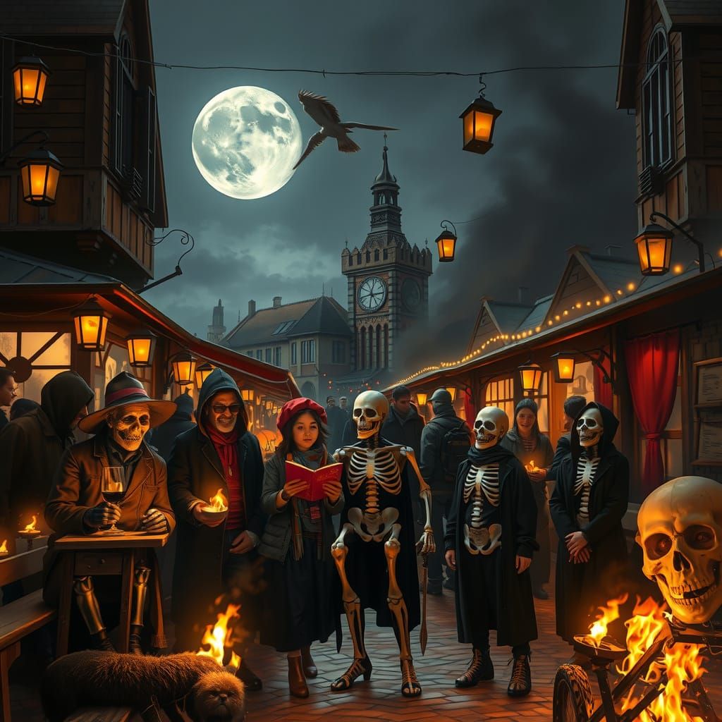 Memento Mori Festival: Skull Masks & Skeleton Costumes