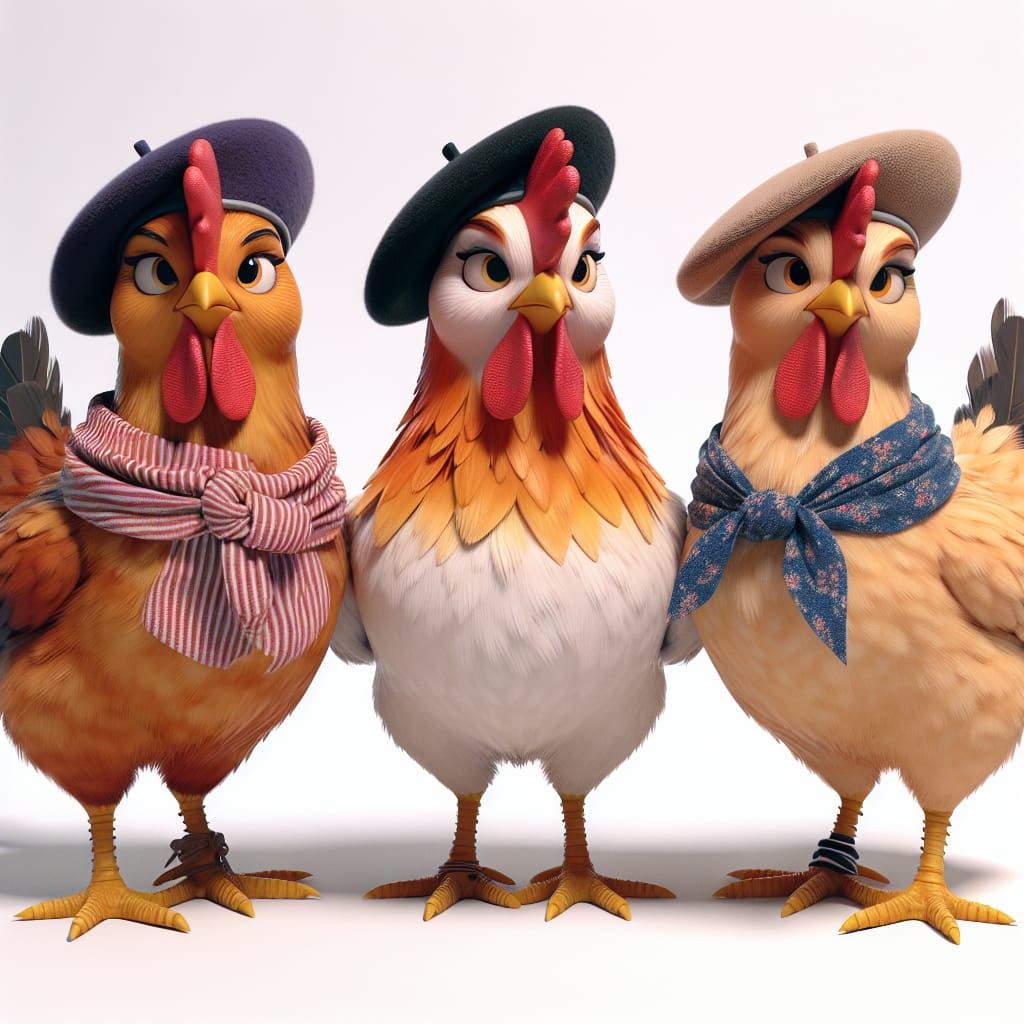 Three French Hens