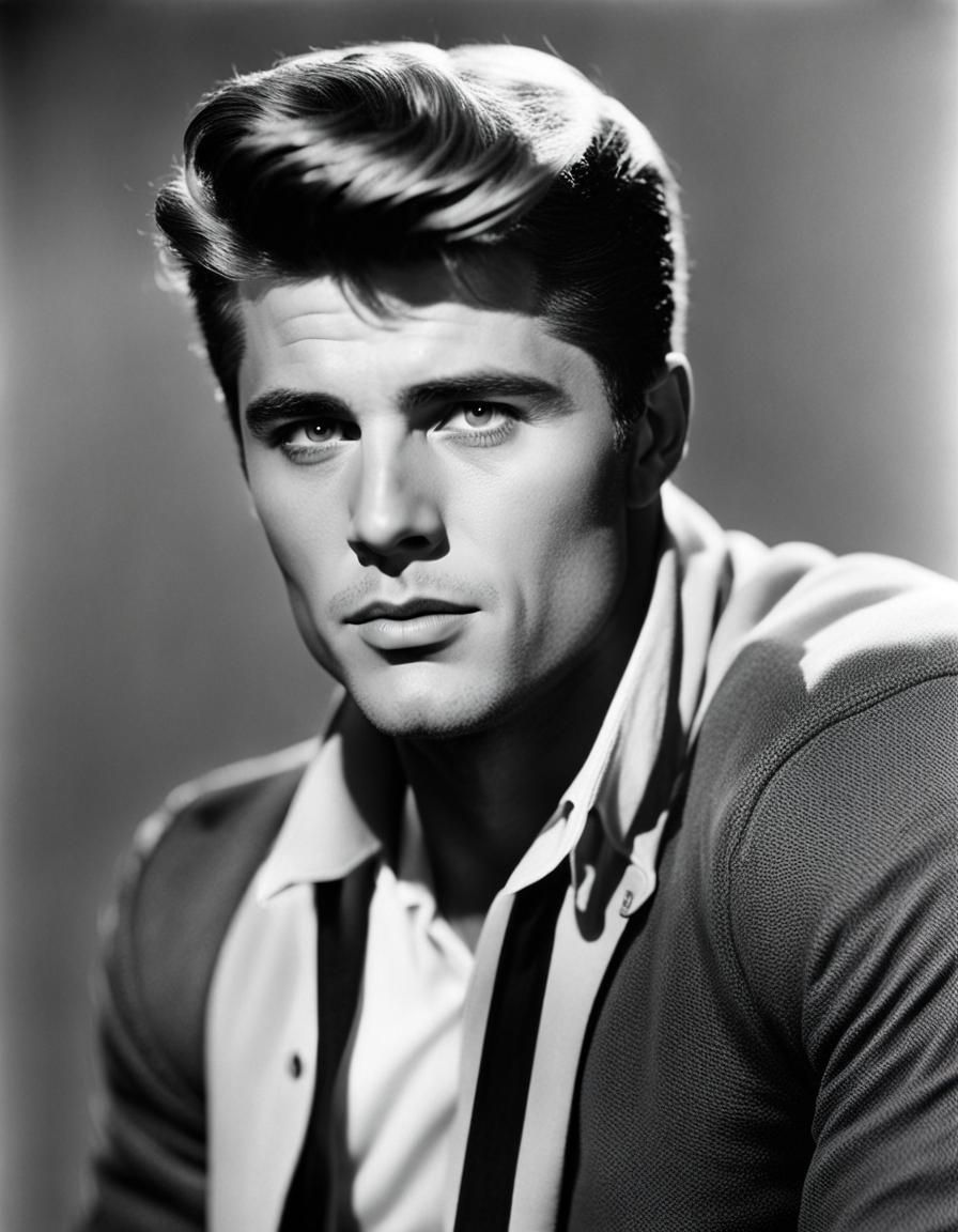Muscular Ricky Nelson Portrait, Circa 1958