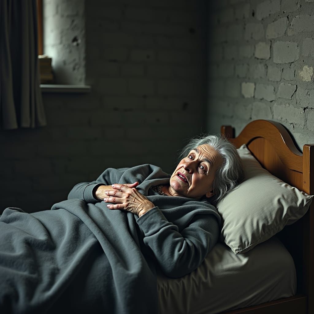 Elderly Woman's Fear: A Realist Rendering of Desolation