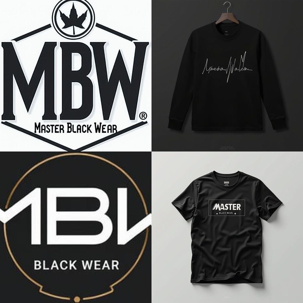 Master Black Wear Logo: Modern Sportswear & Streetwear