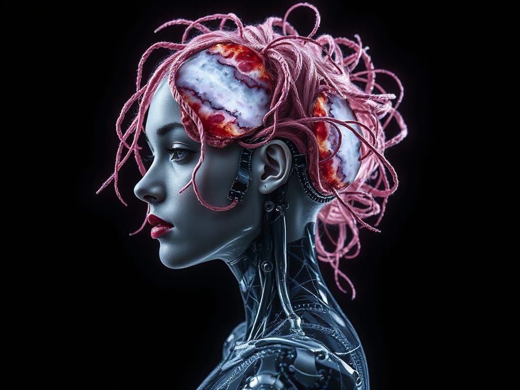 Automatron Audrey's Wirish Whirlington Hair Mirrored in Craz...