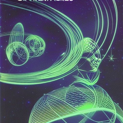 Aetherpunk Space Vibrations in Aurora Borealis Style