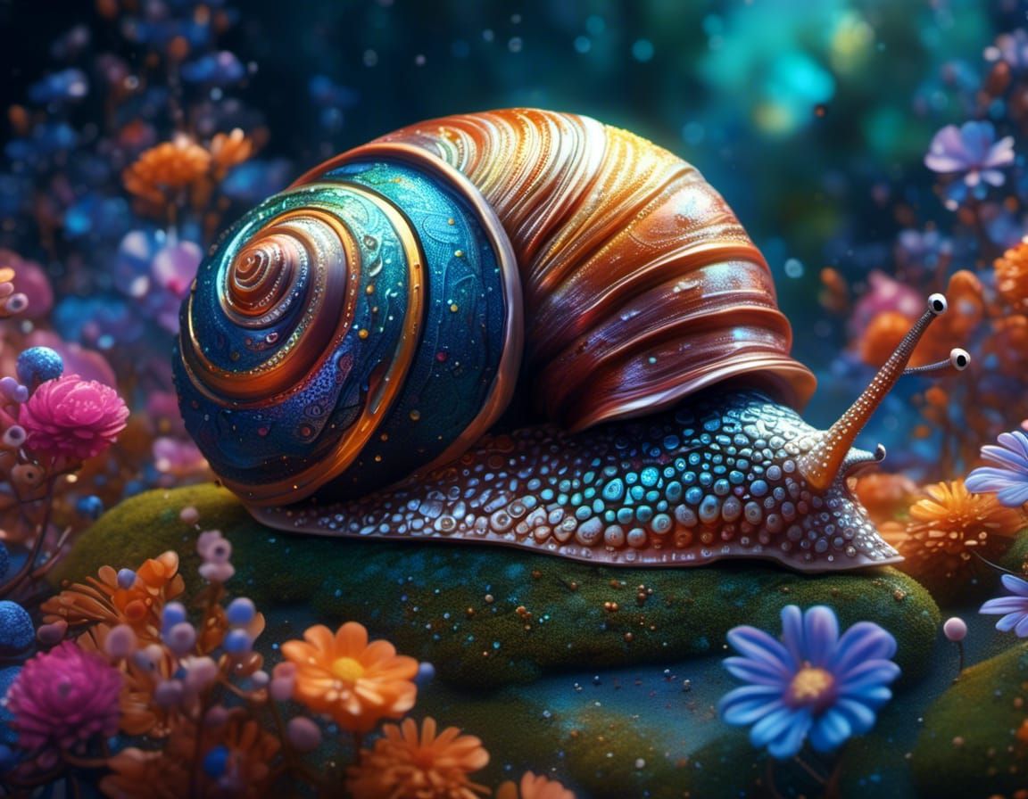 Fantasy snail shell