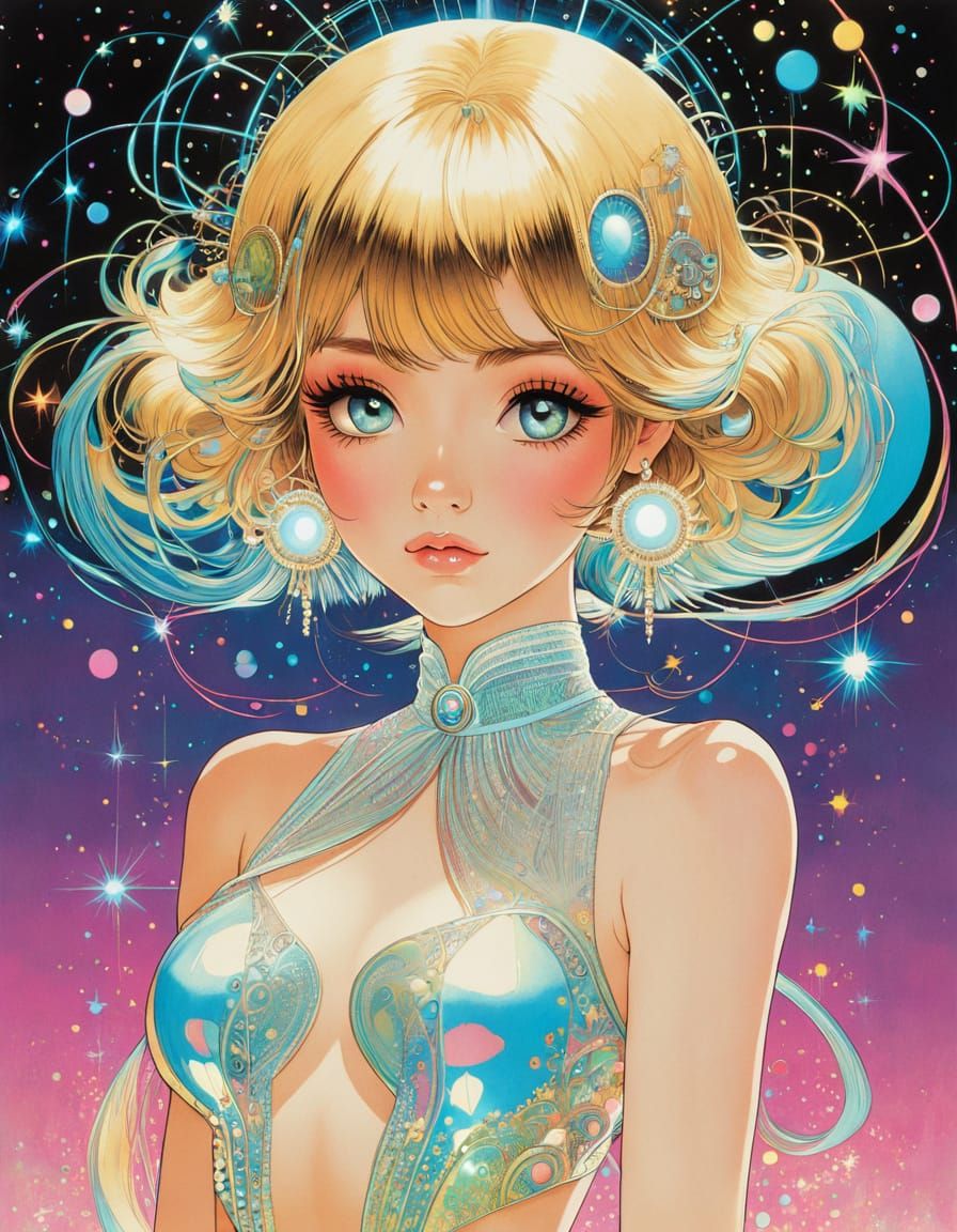 bromoil, adorable, funk art