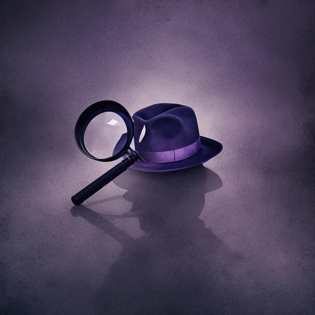 Mysterious Crime Scene Investigation with Eerie Lighting