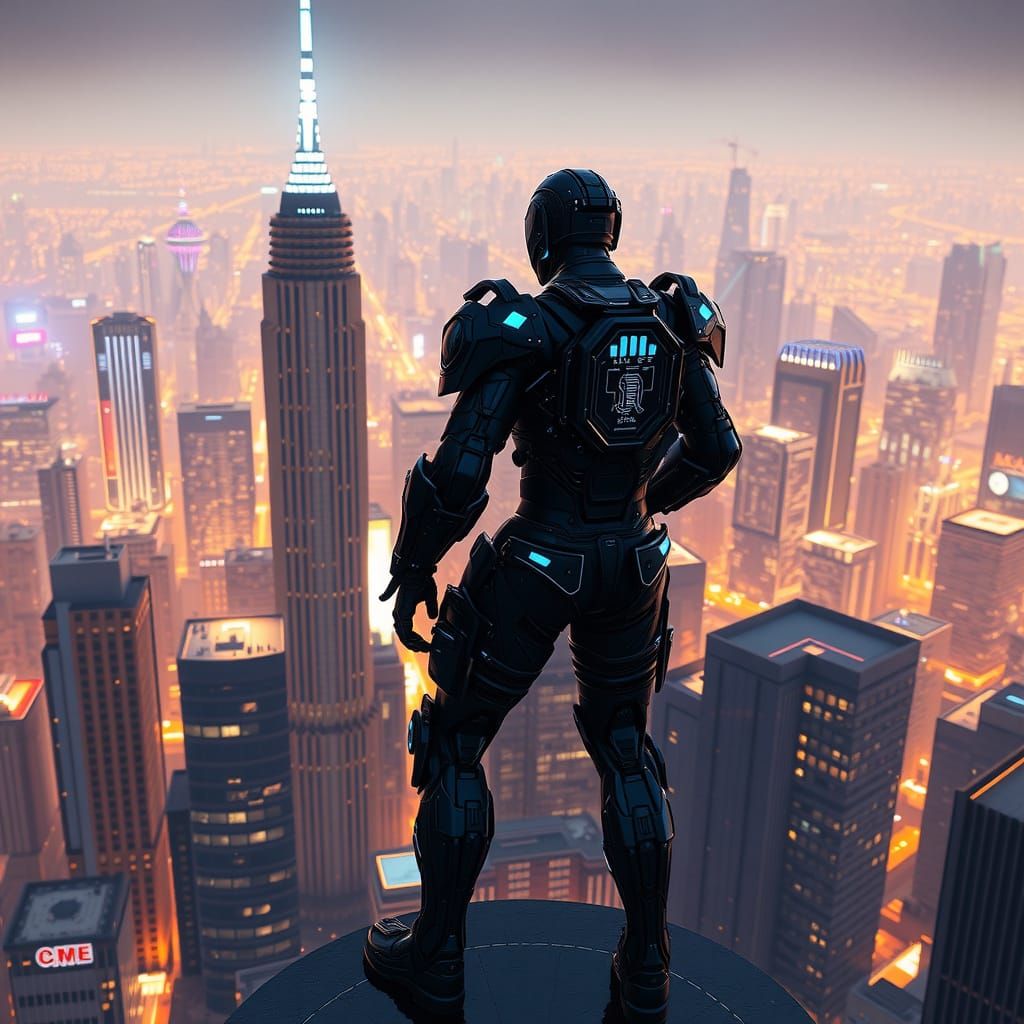 Cybernetic warrior...