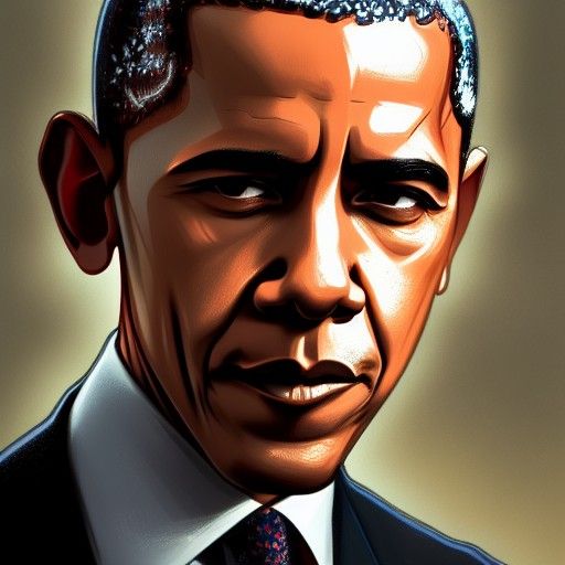 Detailed Portrait of Barack Obama in Unreal Engine 5