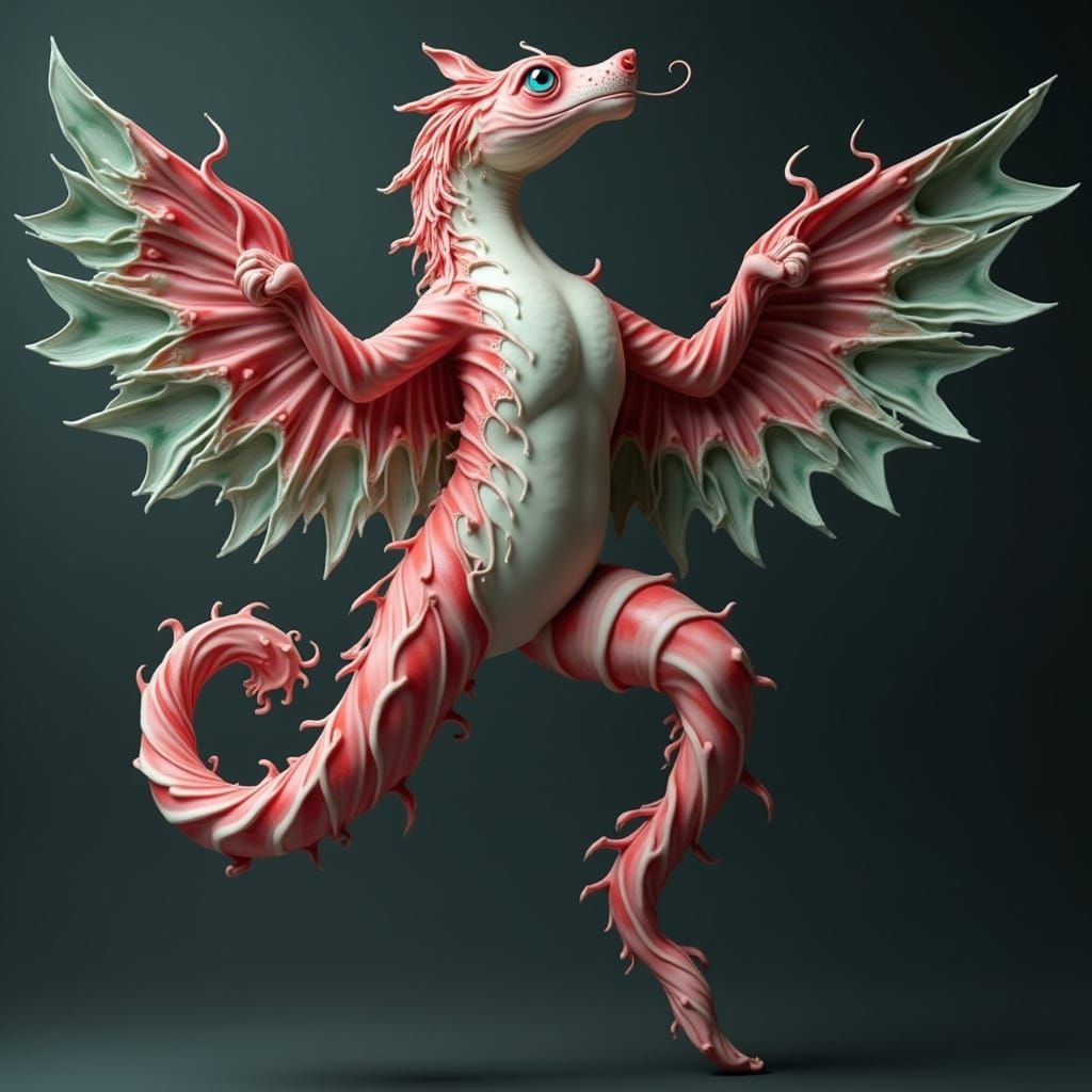 Vibrant Gelato Colors Swirling in Abstract Geometric Shapes