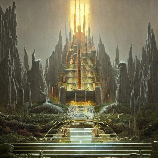 Abstract AI-Generated Gateway Image