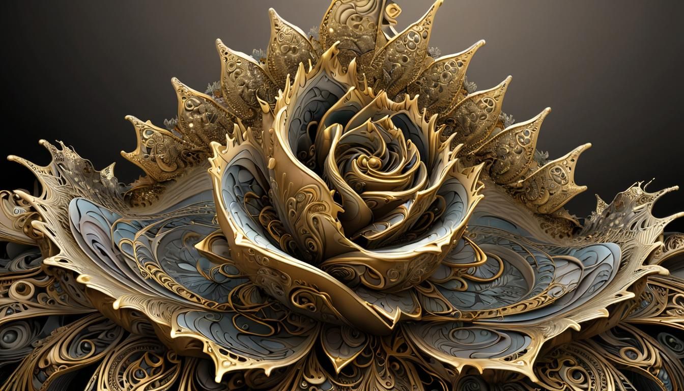 Scumbling, Correggio Zentangle, Foggy, moody, Julia fractal,...