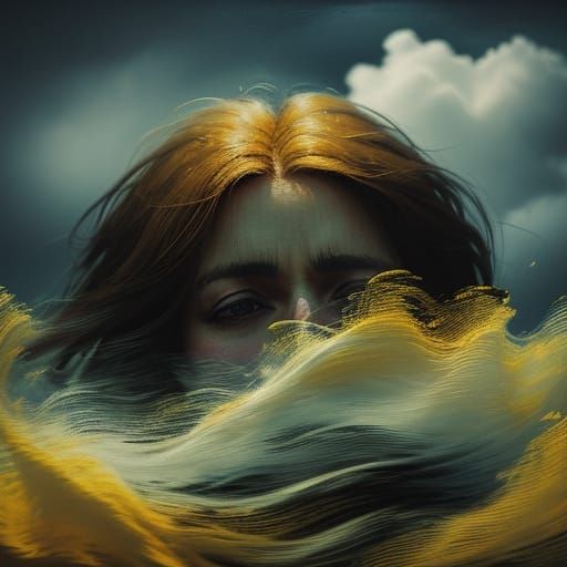 Impressionist Portrait of Love in Van Gogh Style