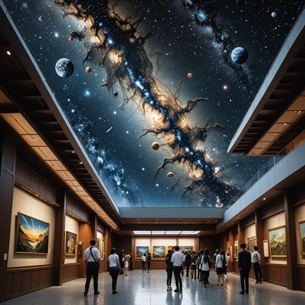 Japanese Space Art Museum in Cosmic Splendor