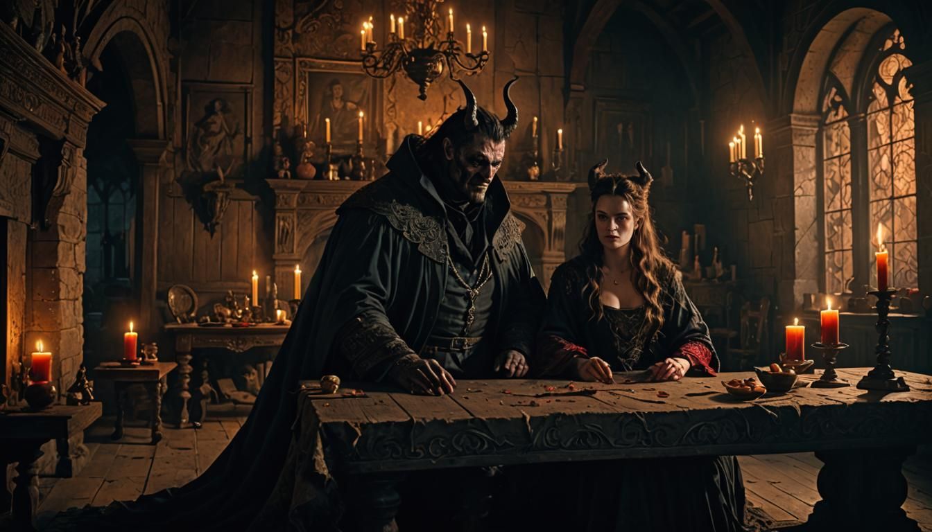 Dark Fantasy: Devil's Dinner in a Castle