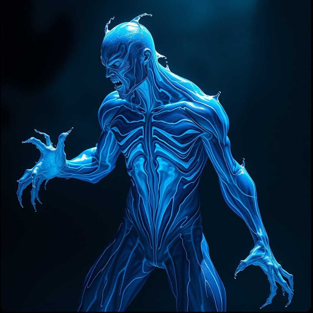 Channeling energy.. Blue venom
