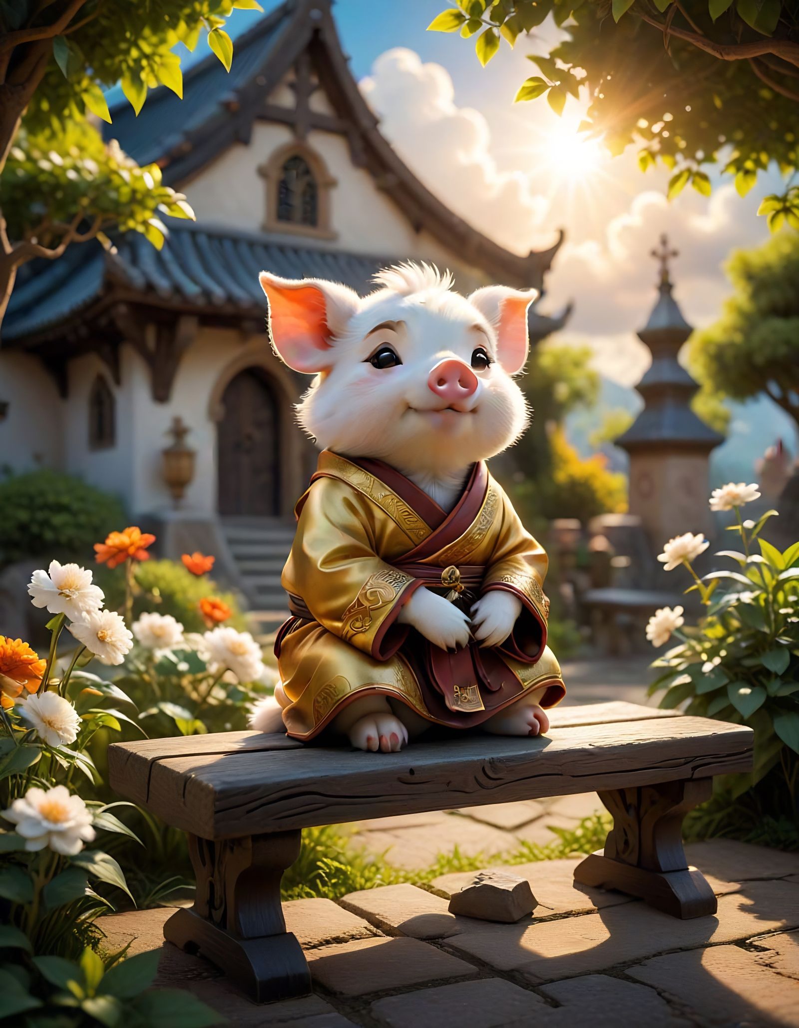 Fantasy animal characters - Shifu Sam Ham ...