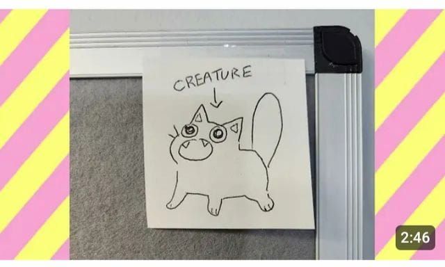 Abstract Image Created From Single Character Prompt