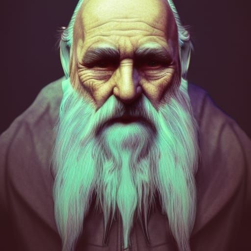 Old Grizzled Gnome Wizard