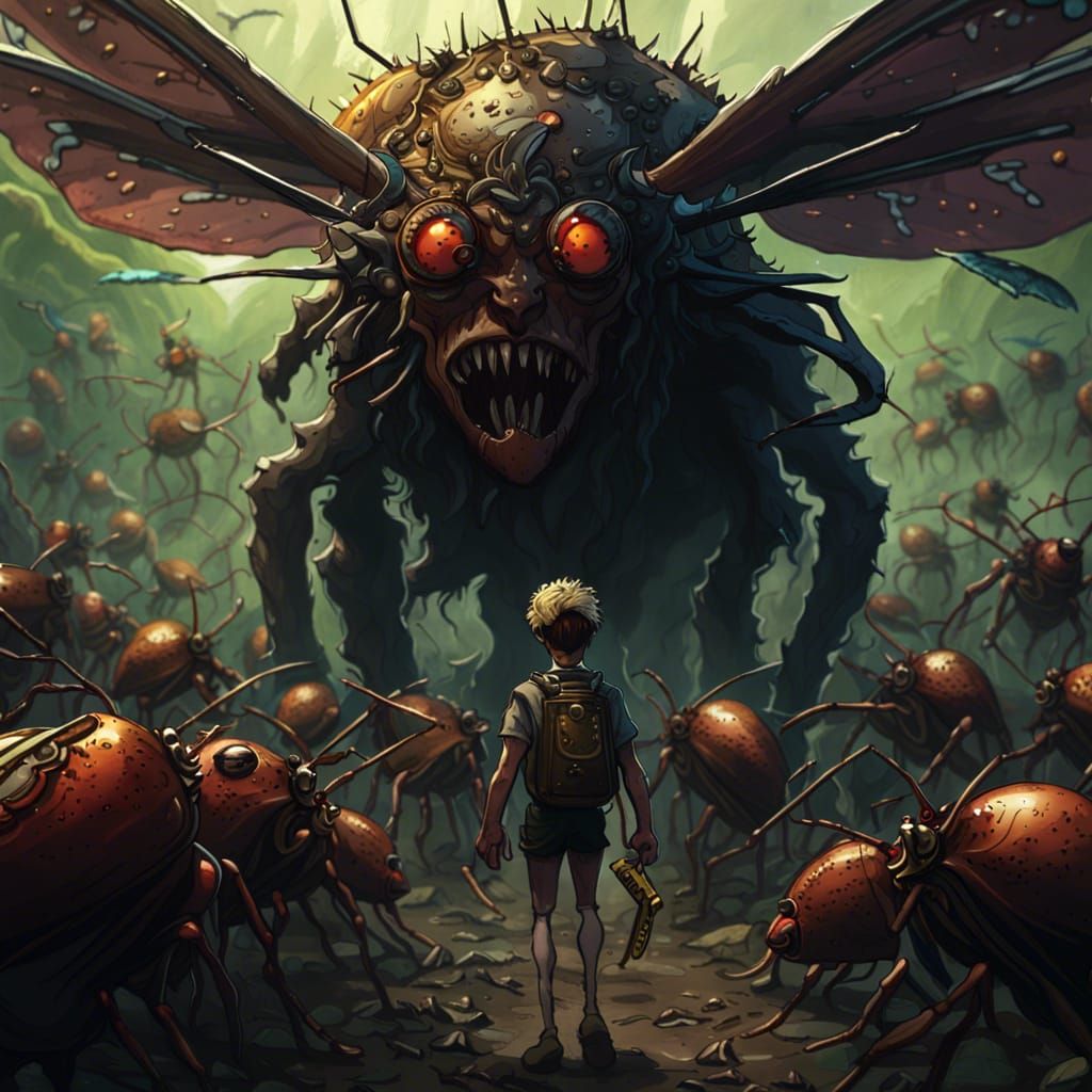 Lord of Flies Leads Insect Army in War
