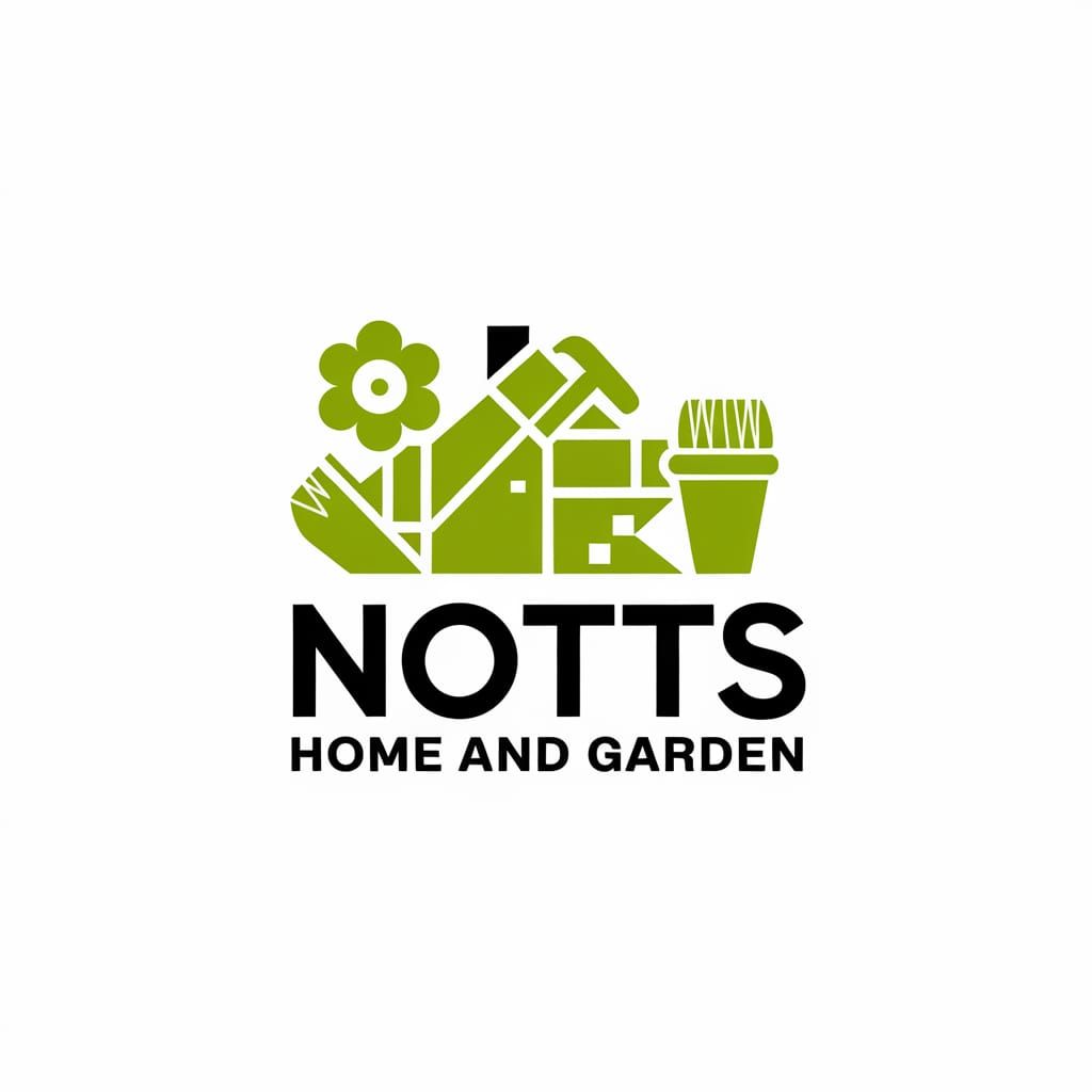 Black and Yellow Logo for Home and Garden Company