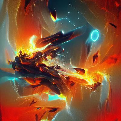 Flaming Heart Digital Artwork Trending on Artstation