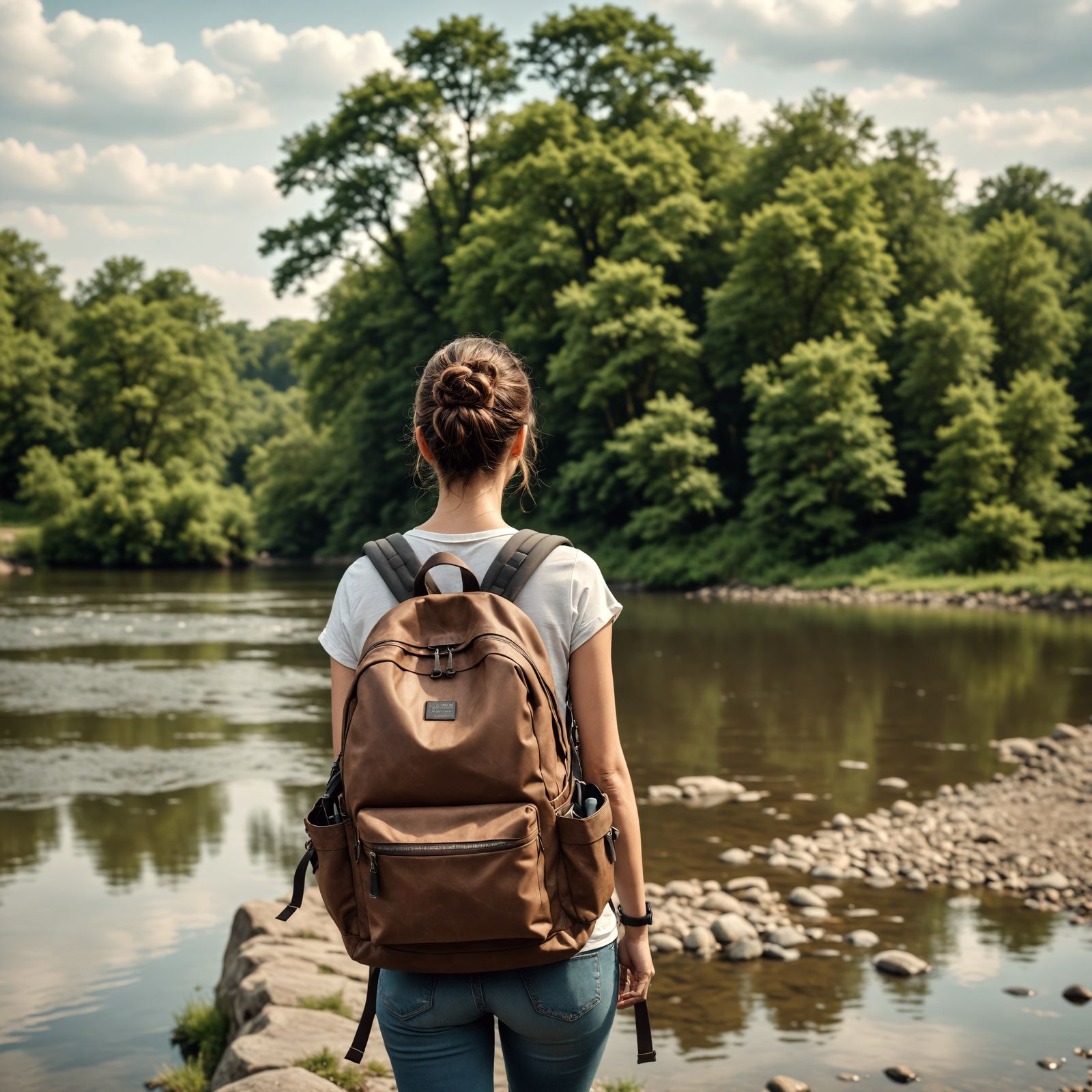 Atmospheric River Landscape in Hyperrealistic HDR