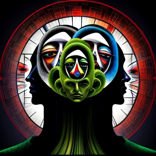 Surreal Abstract Psycho