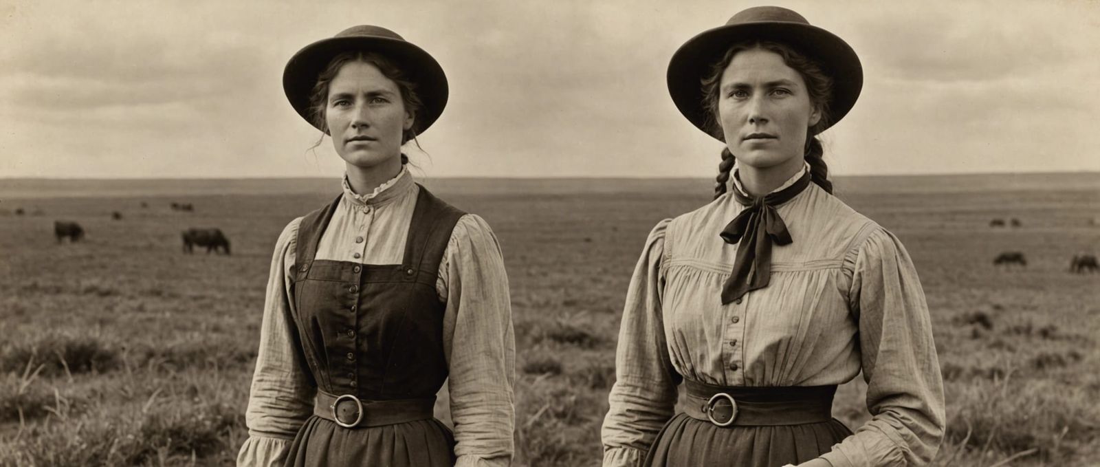 a beautiful woman living in the plains in the 1890s