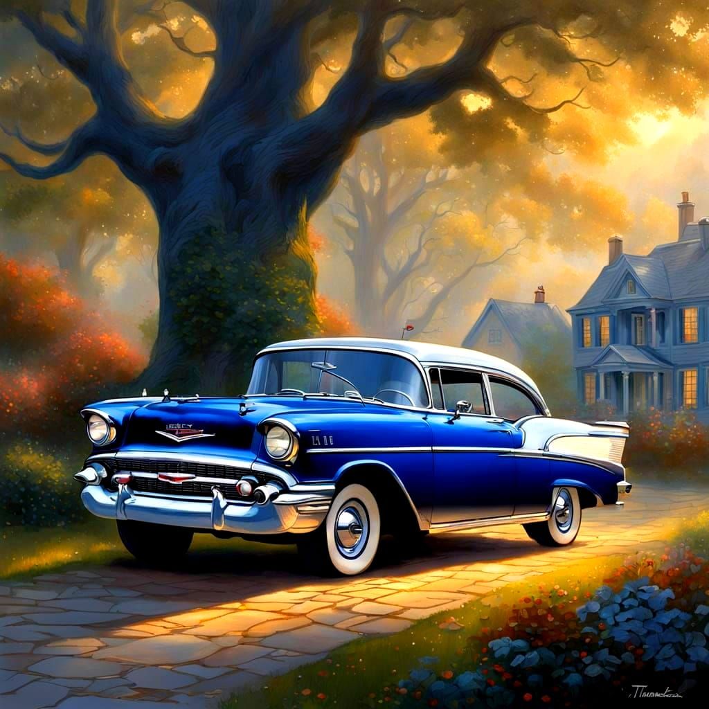 1957 Chevy Bel Air by Historic House