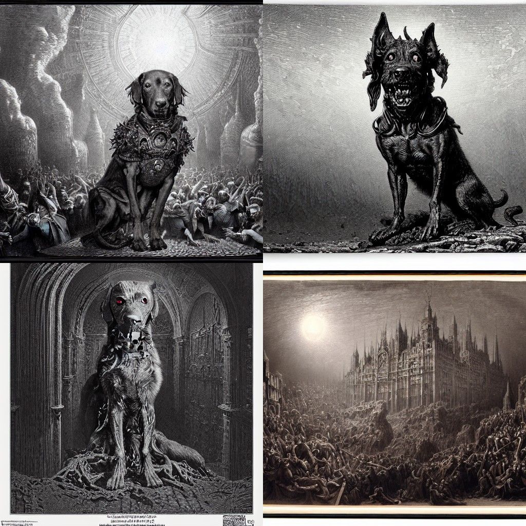 Horrifying Dog: Meticulous Matte Painting