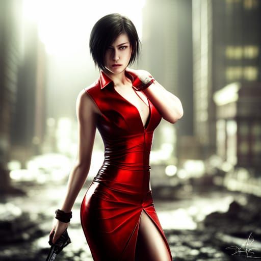 Hyperrealistic Ada Wong from Resident Evil