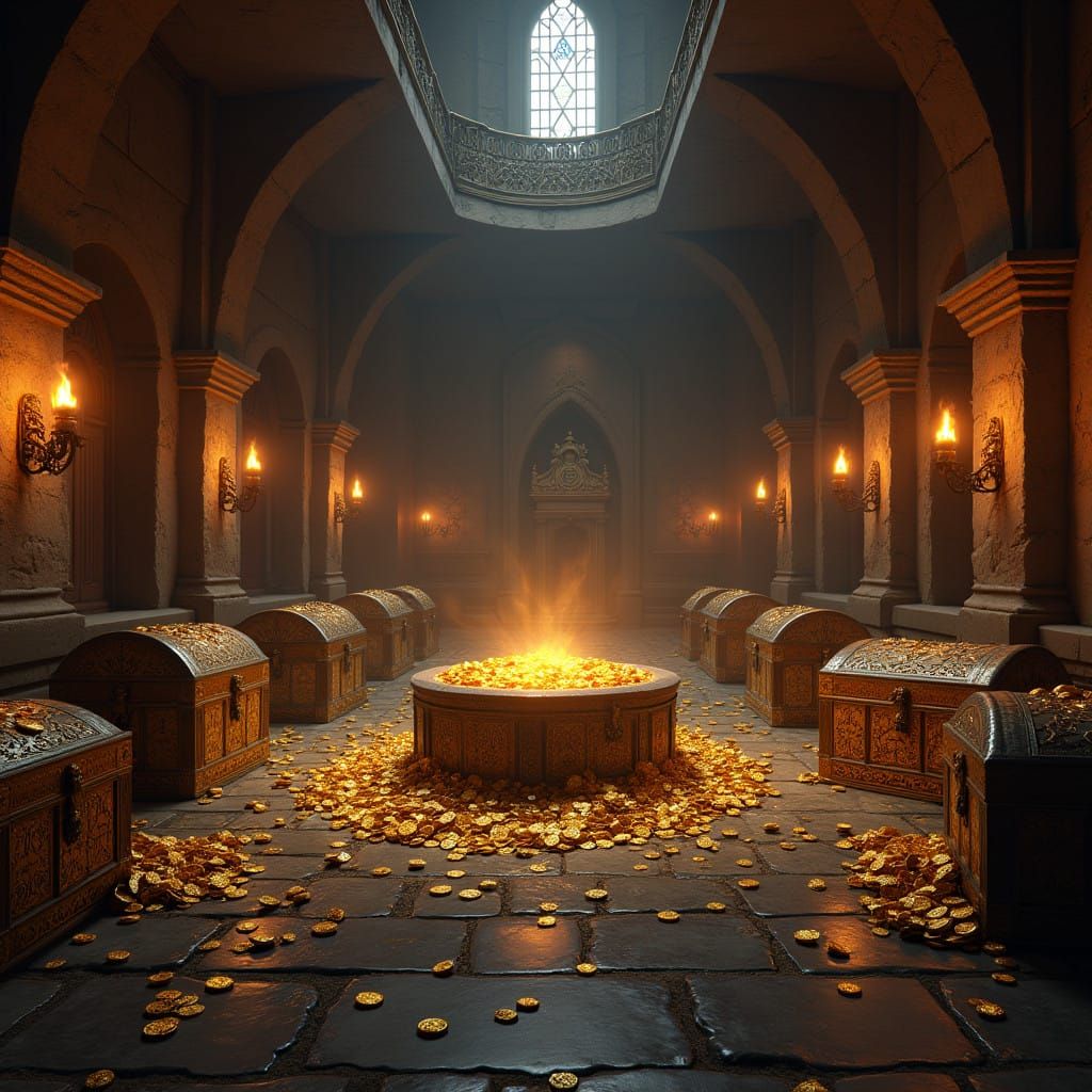 Mysterious Treasure Chamber Radiates Ancient Power and Wealh