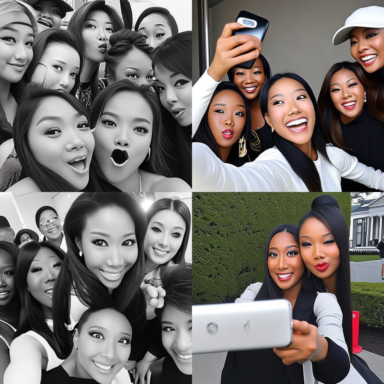 Good Times Selfies: An AI Interpretation