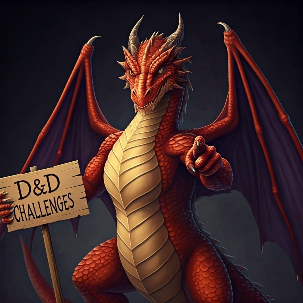 Friendly Dragon Invites You to D&D Challenges