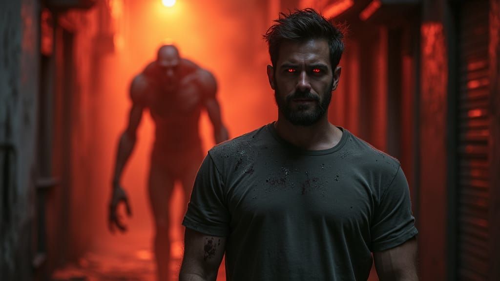 Mysterious Stranger Emerges from Dark Urban Shadows