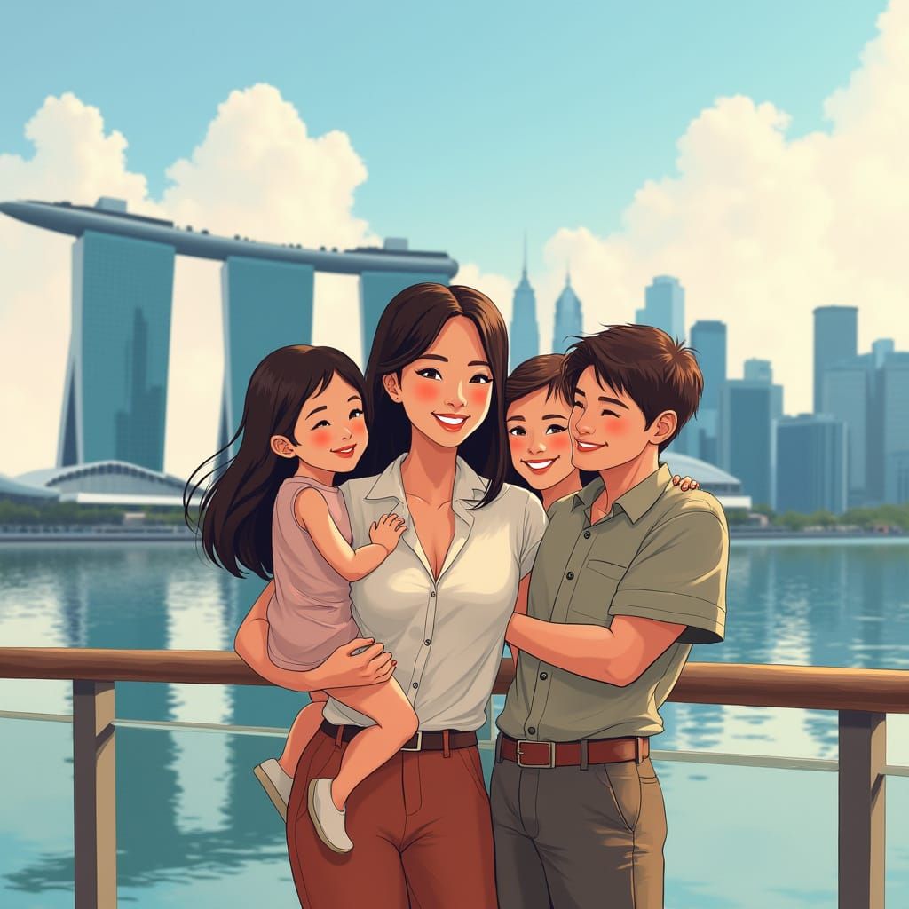 Mother's Day Celebration at Marina Bay Sands with Loving Fam...