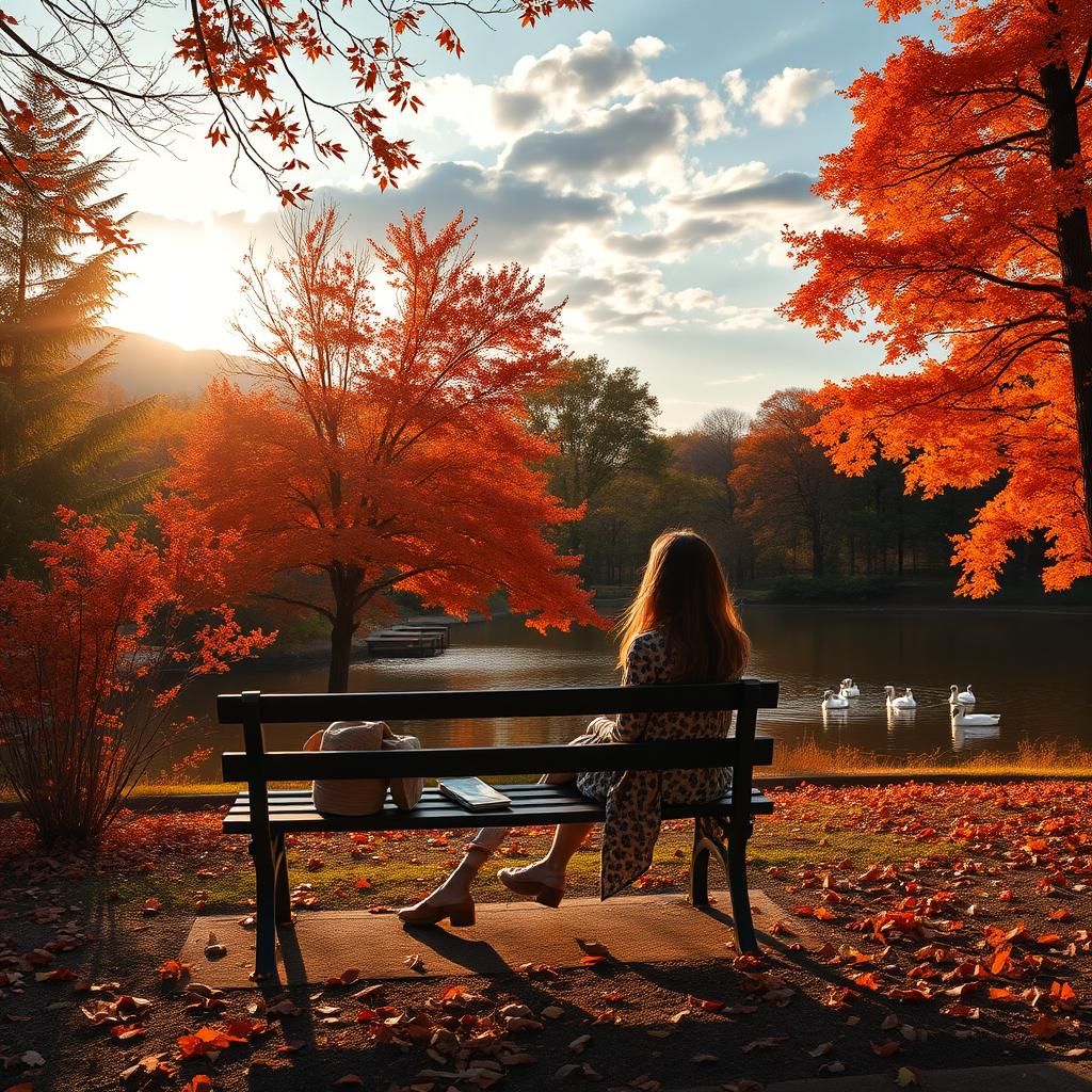 Autumn Day at the Park: Digital Matte Painting