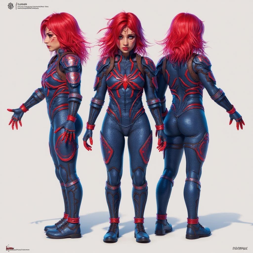 Anatomically Correct Character Reference Image