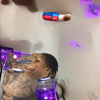 Vibrant Abstract Design with Dynamic Shapes