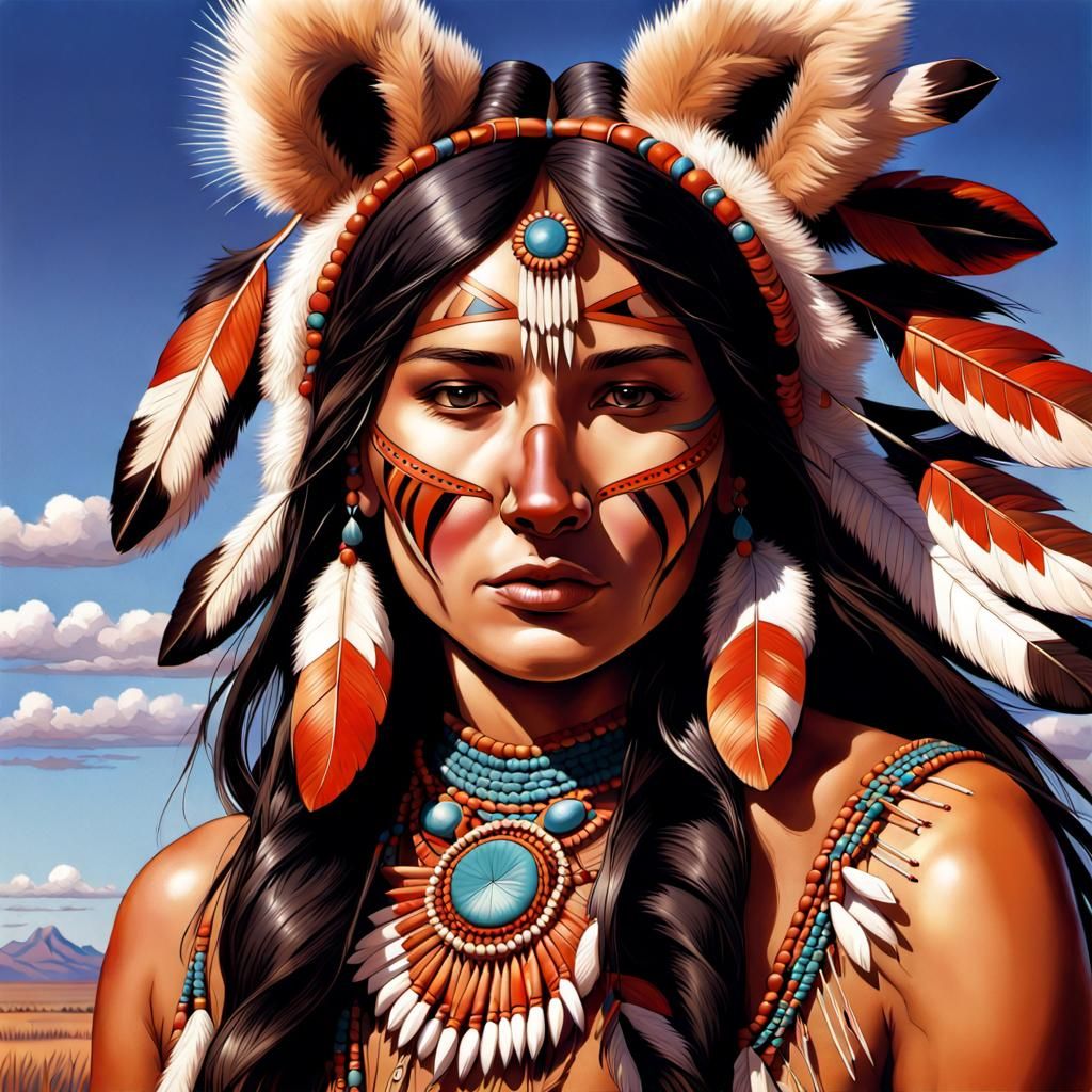 The Native American "Bear Woman" Goddess of the Plains