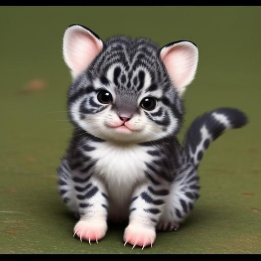 Delightful AI-Generated Image of a Cute Animal