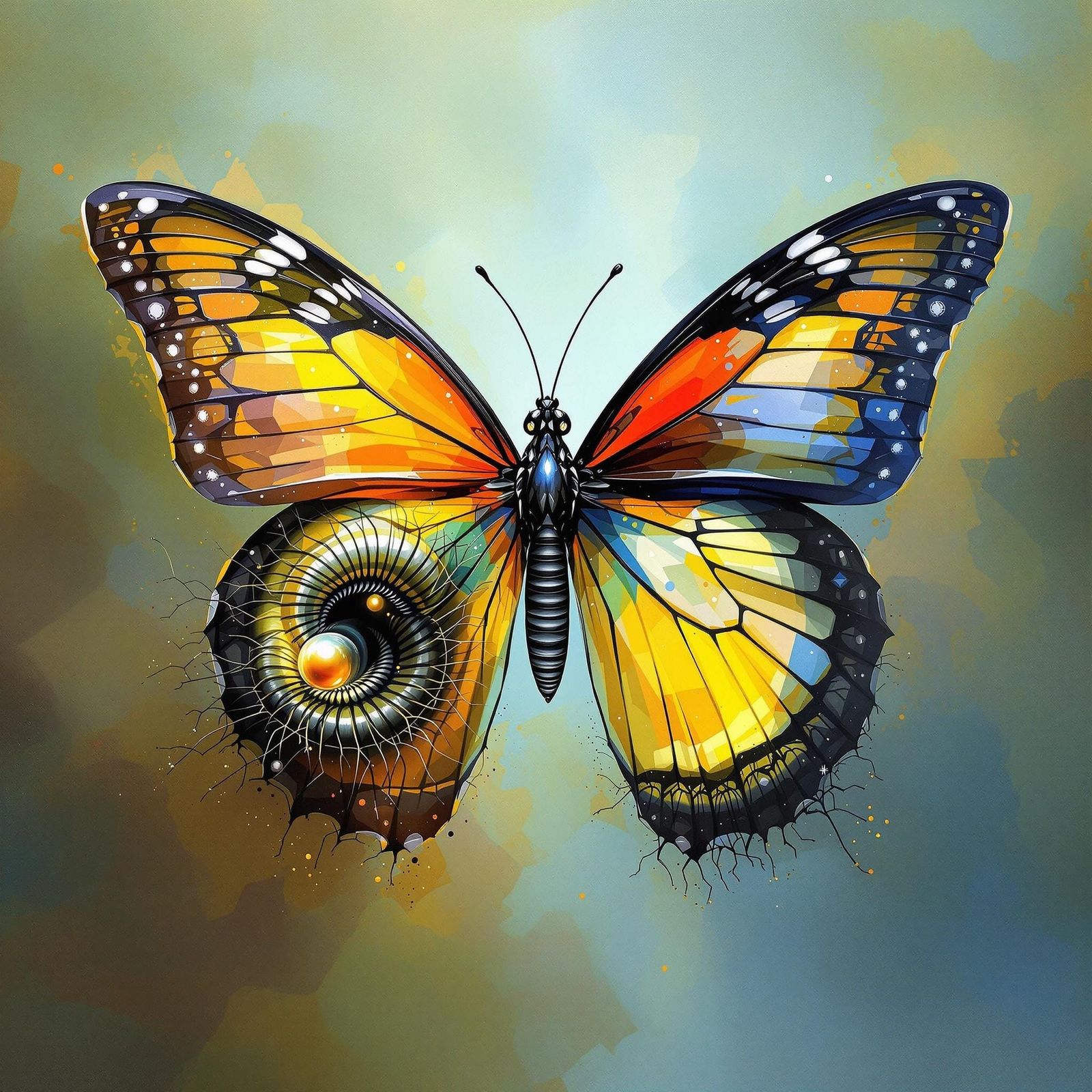 Transcendent Butterfly Emerges from Metamorphic Cycle