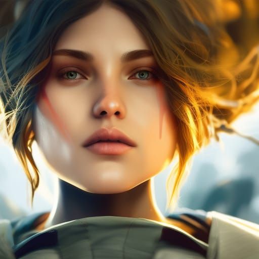 Cow Portrait in Hyperdetailed Art Nouveau Style