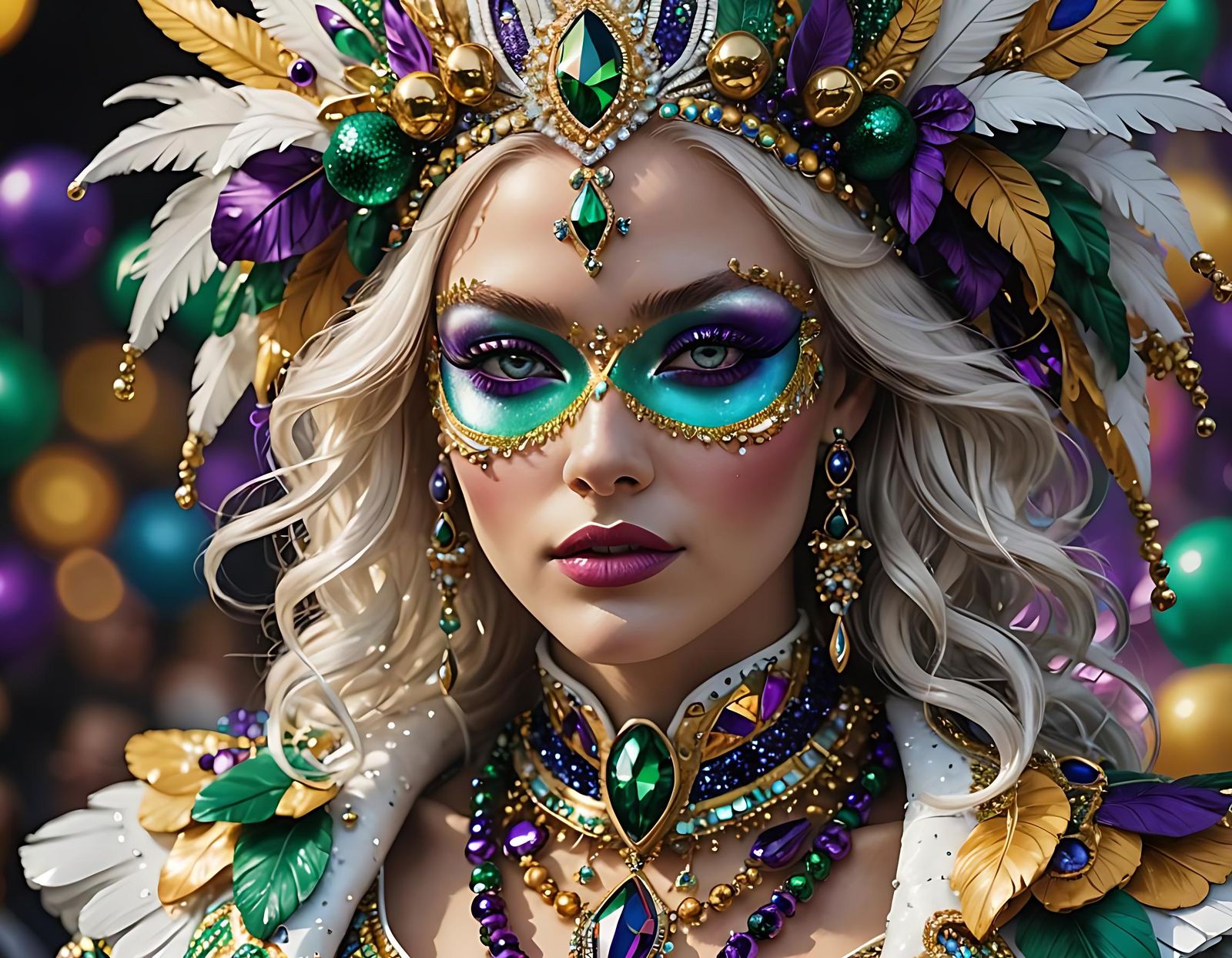 Mardi Gras Woman